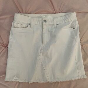 Joes Jeans White Denim Skirt